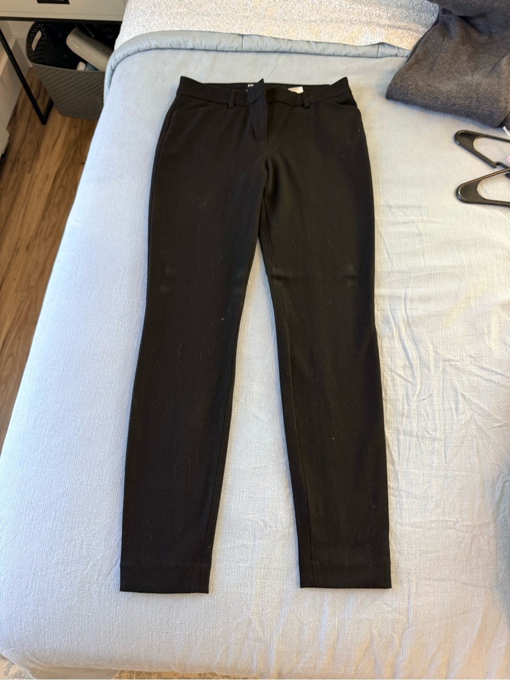 Express Black Skinny Ponte Ankle Pants